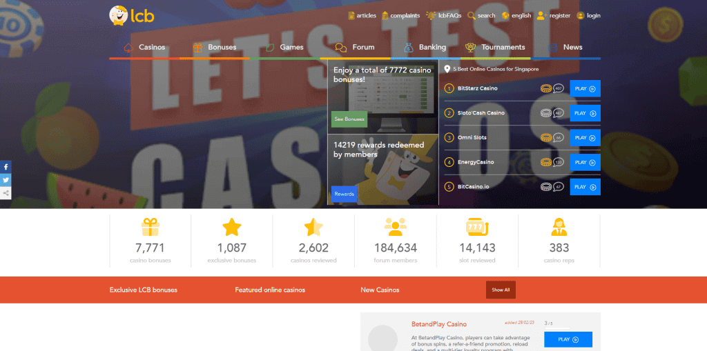 LCB Main Page