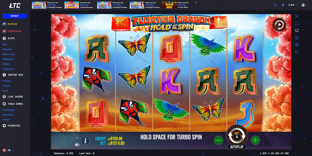 Floating Dragon Hold&Spin Screenshot