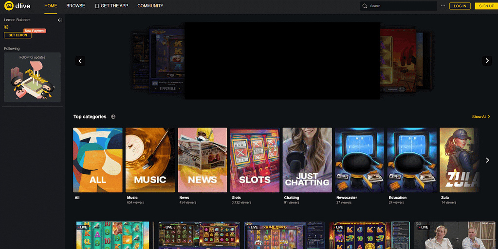 twitch.tv copy - dlive