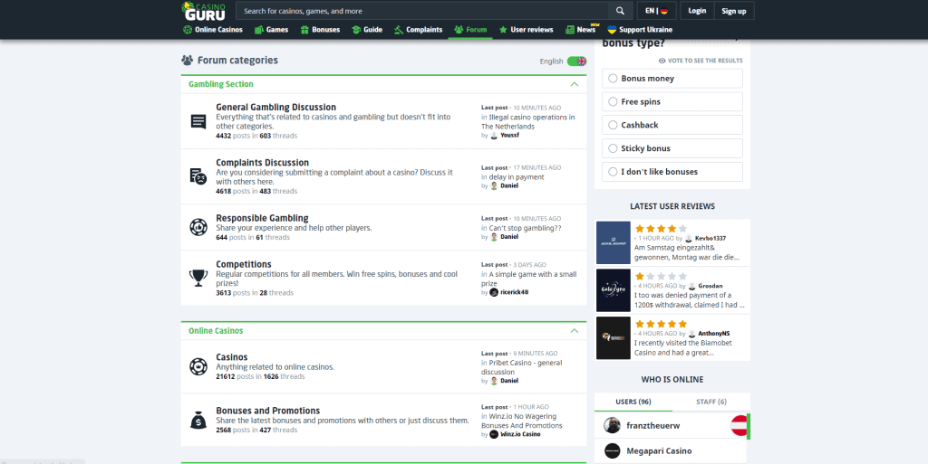 Casino Guru Forum