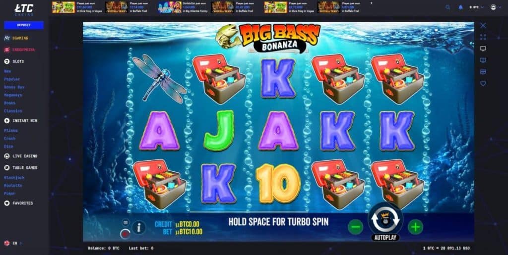 Big Bass Bonanza Screenshot