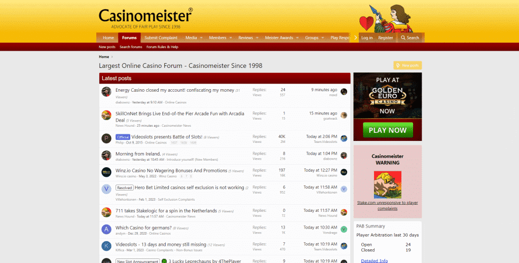 Casinomeister Forum