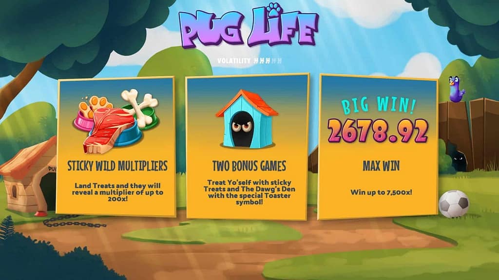 Pug Life By Hacksaw Gaming