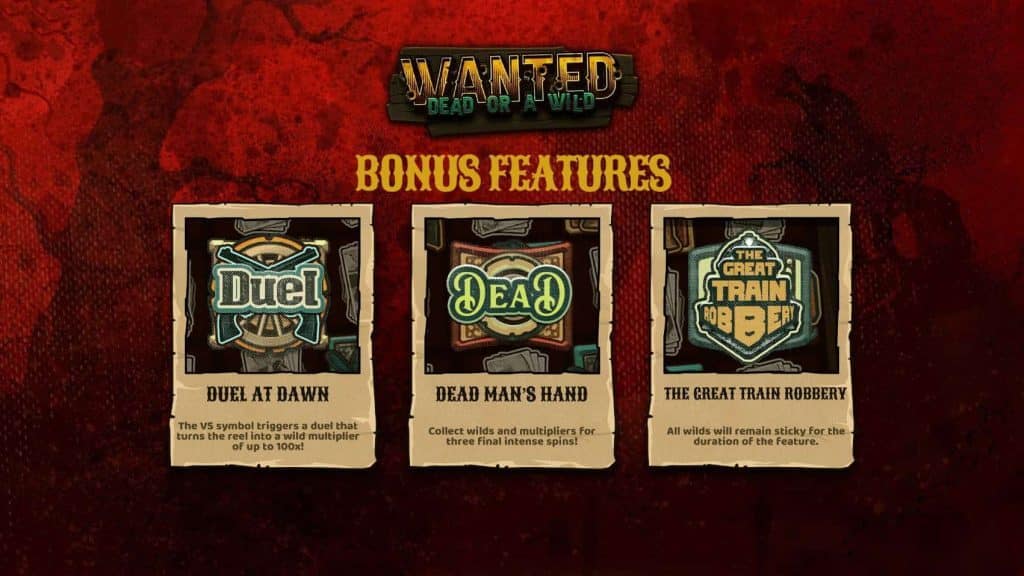 Wanted Dead or a Wild By Hacksaw Gaming