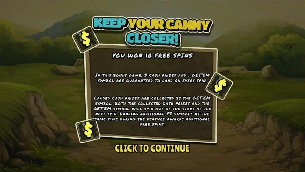 Keep Your Canny Closer Hidden Epic Bonus notification screen showing feature details with dollar sign symbols
