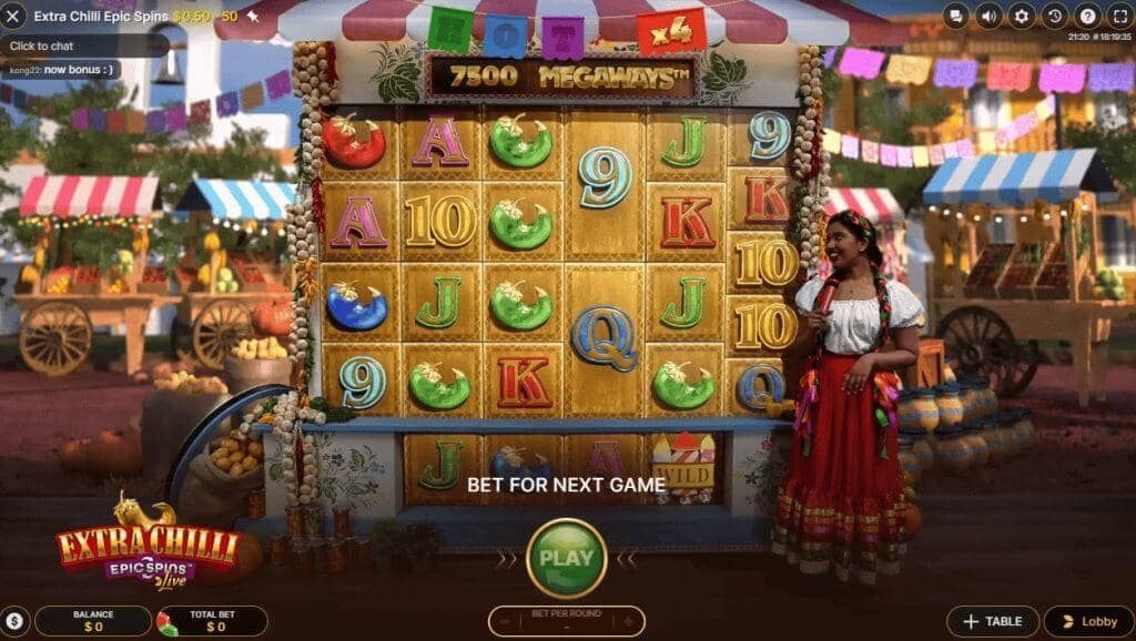 Extra Chilli Epic Spins Gameplay