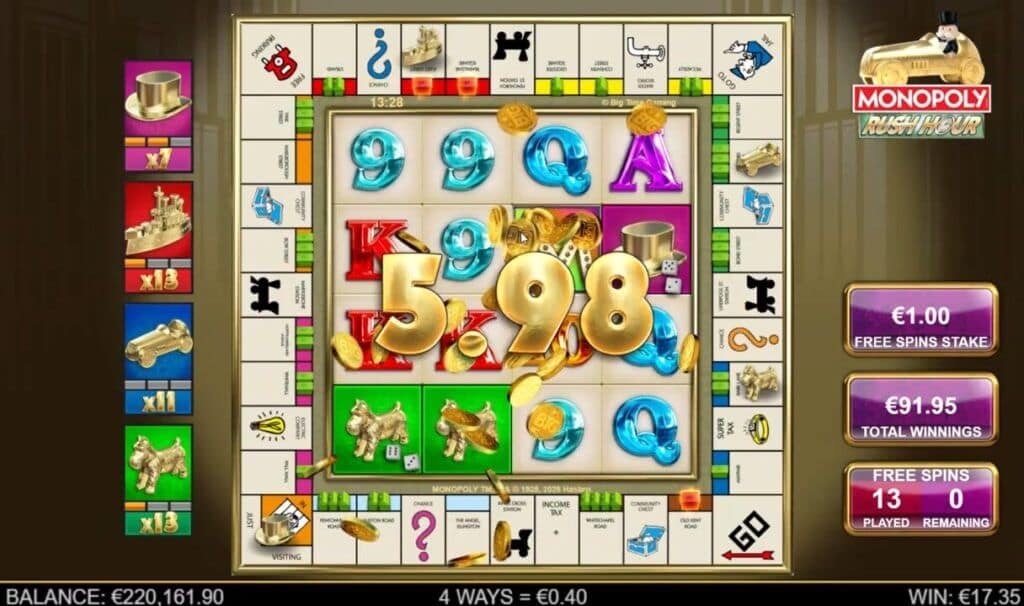 MONOPOLY RUSH HOUR by Big Time Gaming