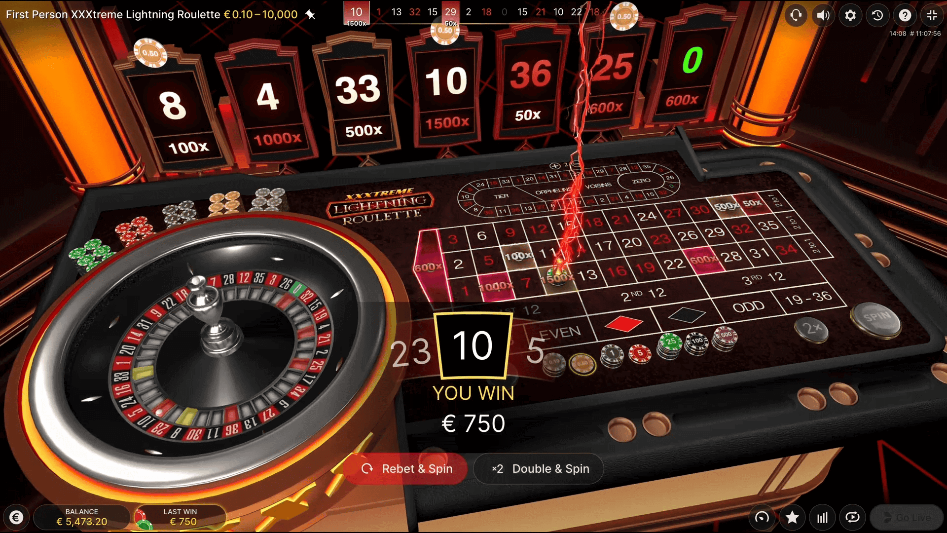 First Person XXXtreme Lightning Roulette Slot By Evolution First Person XXXtreme Lightning Roulette Slot By Evolution