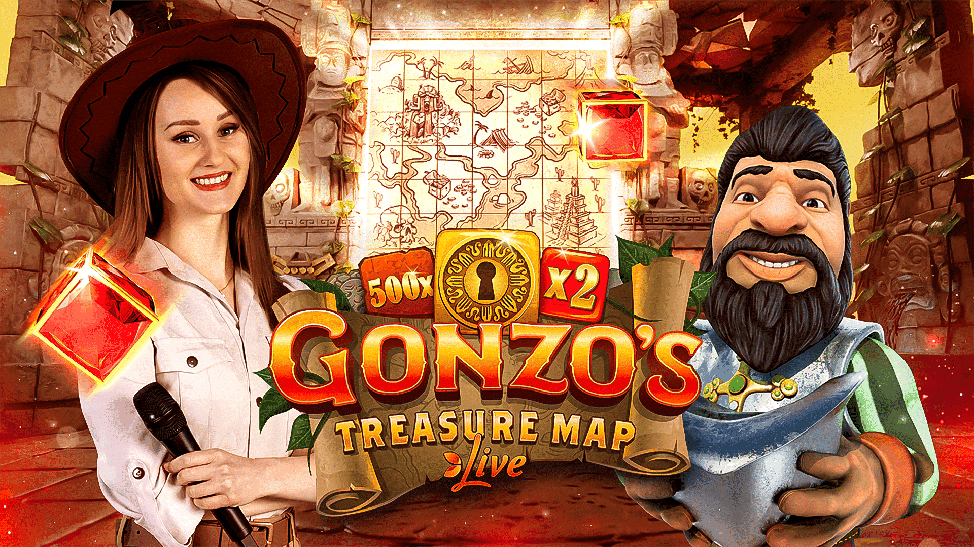 Gonzo’s Treasure Map Live By Evolution Gonzo’s Treasure Map Live By Evolution