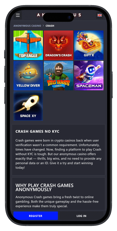 Casino Anonym jeux avec crypto-monnaies