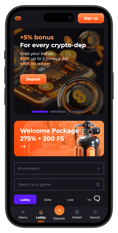 Unlim Casino Main Page