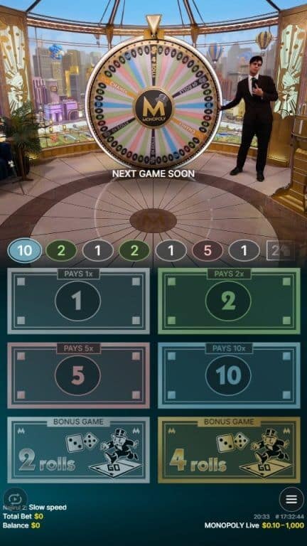 Monopoly Live at LTC Casino