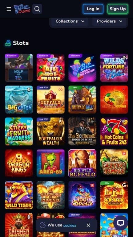 Slots at 7BitCasino