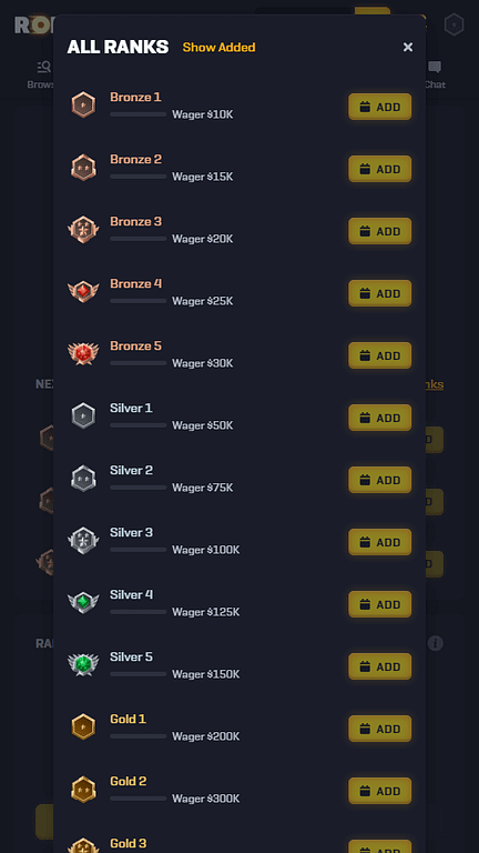 Rollbit VIP Ladder