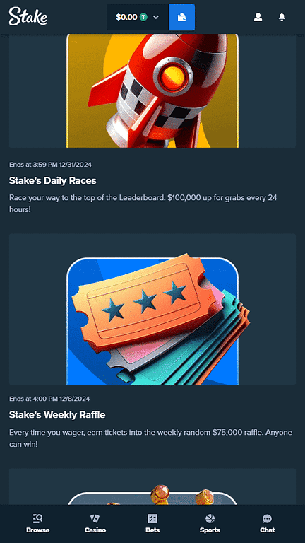 Stake Casino Current Promotions