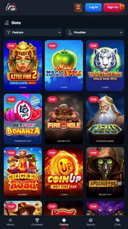 BetFury Slots