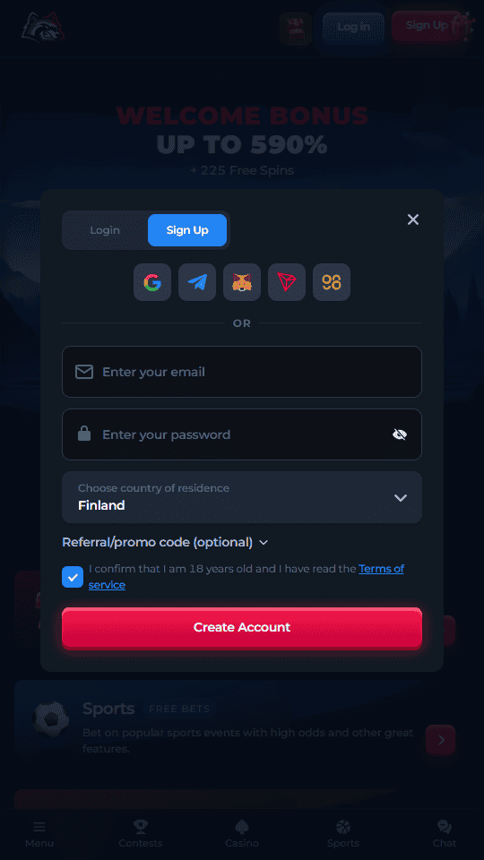 Registration Screen