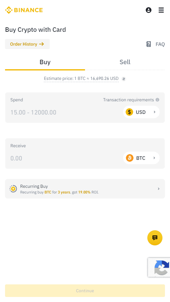 Hoe je met een betaalpas via Binance cryptogeld stort in een Bitcoin Casino