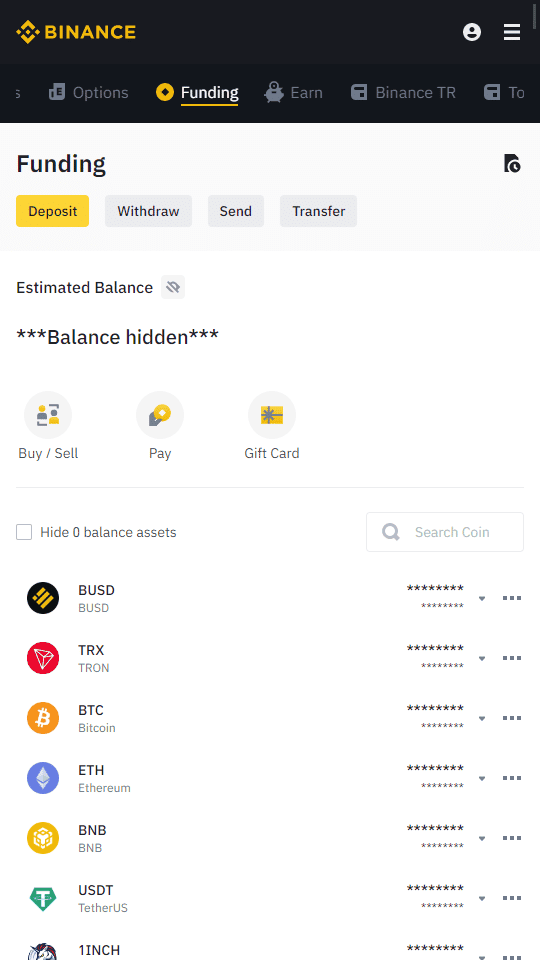 Hoe je met een betaalpas via Binance cryptogeld stort in een Bitcoin Casino