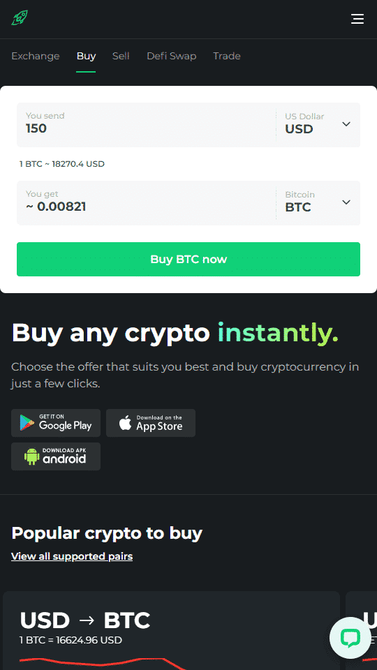 Hoe je met een betaalpas via Changelly cryptogeld stort in een Bitcoin Casino
