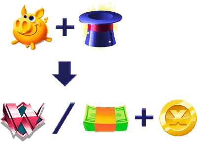 Magic Piggy & Magic Hat